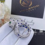 Cartier Panthère De Cartier Ring, Platinum, Sapphire, Emerald, Onyx, Diamonds Ref. H4078300 (5)