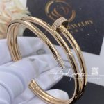 Cartier Juste Un Clou Bracelet, 18k Rose Gold Diamonds Ref (6)