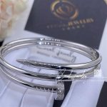 Cartier Juste Un Clou Bracelet, 18k White Gold Diamonds Ref. N6708517 (11)