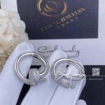 Cartier Juste Un Clou Cufflinks White Gold Diamonds Og000177 (3)