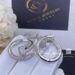 Cartier Juste Un Clou Cufflinks White Gold Diamonds Og000177 (4)