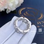 Cartier 18k White Gold Diamond Set Maillon Panthere Ring B4111700 (5)