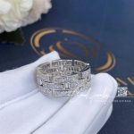 Cartier 18k White Gold Diamond Set Maillon Panthere Ring B4111700 (7)