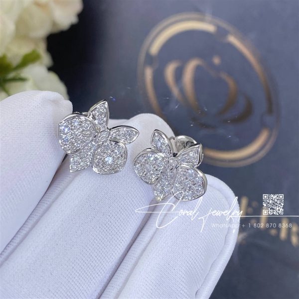 Cartier Caresse D’orchidÉes Par Cartier Earrings White Gold, Diamonds Ref. B8032200 (2)