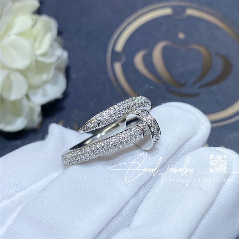 Cartier Juste Un Clou Ring, White Gold, Diamonds Ref. N4748700 (5)