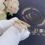 Cartier Juste Un Clou Ring Rose Gold, Diamonds Ref. B4210900 (7)