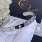 Cartier Love Bracelet, 1 Diamond White Gold, Ref. B6029917 (1)