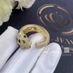 Cartier Panthère De Cartier Ring Yellow Gold, Diamonds, Emeralds, Onyx Ref. N4767700 (4)