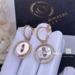 Messika Lucky Move Sm White Mother Of Pearl Pink Gold Diamond Earrings 12764 Pg Coral (11)