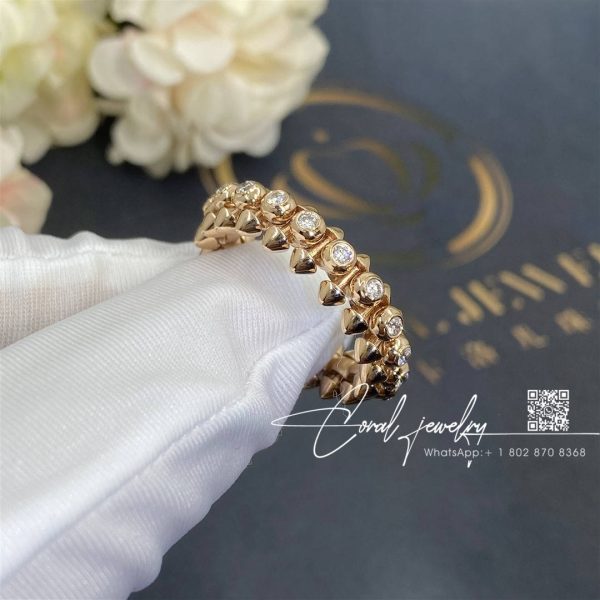 Cartier Clash De Cartier Ring Diamonds Rose Gold Ref. N4765400 (4)