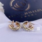 Cartier Trinity Earrings White Gold, Yellow Gold, Rose Gold Ref. 80083231 (1)