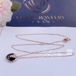 Cartier Amulette De Cartier Necklace, Xs Model, Rose Gold Onyx B3047200 (2)