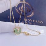 Cartier Amulette De Cartier Necklace, Xs Yellow Gold, Chrysoprase, Diamond B7224520 (1)