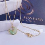 Cartier Amulette De Cartier Necklace, Xs Yellow Gold, Chrysoprase, Diamond B7224520 (5)