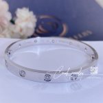 Cartier Love Bracelet, 10 Diamonds White Gold Ref. B6070417 (2)