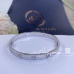 Cartier Love Bracelet, 4 Diamonds White Gold Ref. B6035817 (1)