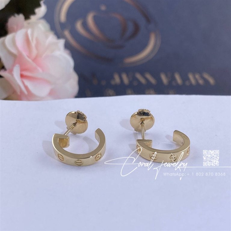 Cartier Love Earrings Yellow Gold Ref. B8028800 (1)