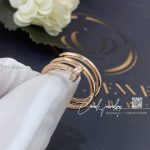 Cartier Juste Un Clou Ring Rose Gold, Diamonds Ref. B4210800 (2)