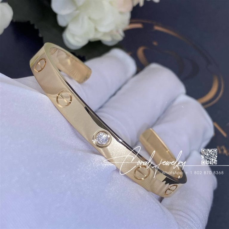 Cartier Love Bracelet, 1 Diamond Yellow Gold, Ref. B6029817 (12)