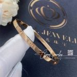 Cartier Love Bracelet, Small Model, 6 Diamonds Rose Gold Ref. B6047617 (4)