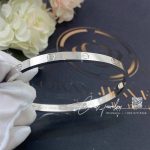 Cartier Love Bracelet, Small Model White Gold Ref. B6047417 (3)