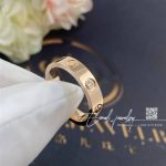 Cartier Love Wedding Band, 1 Diamond Rose Gold Ref. B4050700 (1)