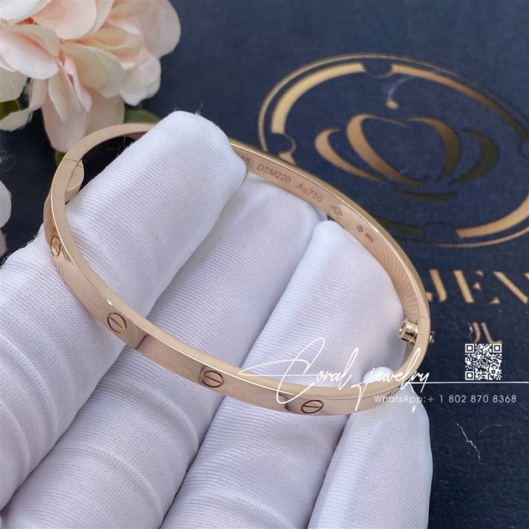 Cartier Love Bracelet, Small Model Rose Gold Ref. B6047317 (4)