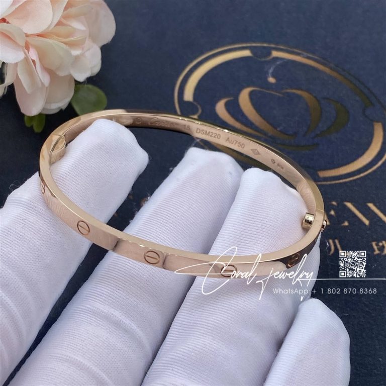 Cartier Love Bracelet, Small Model Rose Gold Ref. B6047317 (5)