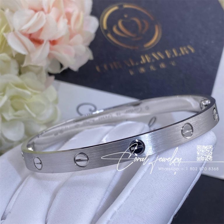 Cartier Love Bracelet White Gold Ref. B6067617 (2)