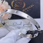 Cartier Love Bracelet White Gold Ref. B6067617 (4)