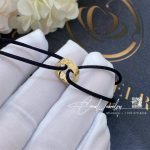 Cartier Love Cotton Rope Yellow Gold Black Bracelet (3)