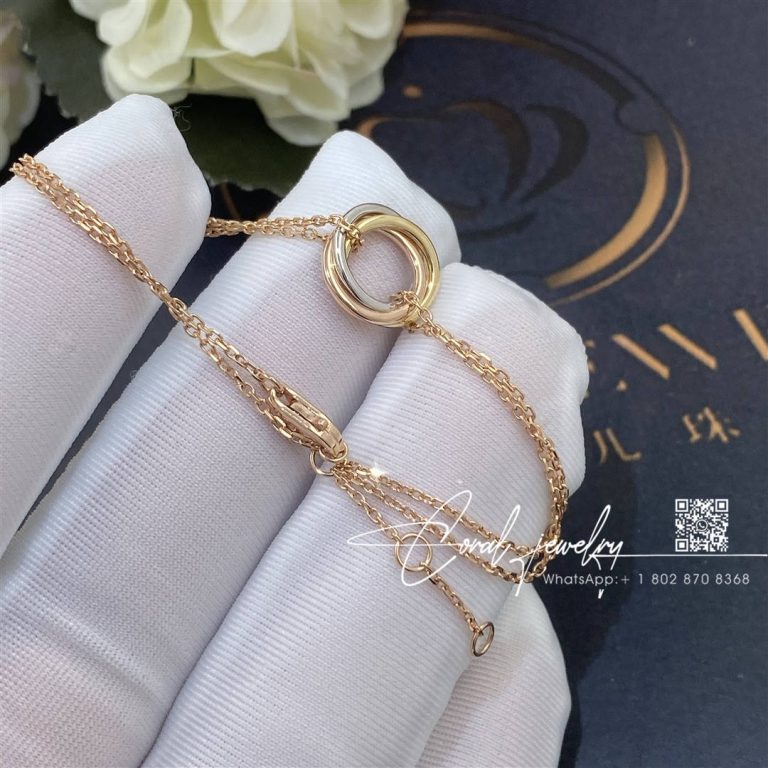 Cartier Trinity Bracelet White Gold, Yellow Gold, Rose Goldref. B6036818 (2)