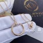 Cartier Juste Un Clou Necklace Rose Gold, Diamonds Ref. B7224513 (6)