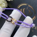 Cartier Love Bracelet Ceramic, Yellow Gold,diamonds Purple Rope (2)