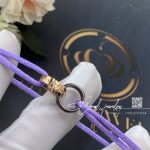 Cartier Love Bracelet Ceramic, Yellow Gold,diamonds Purple Rope (5)