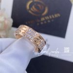 Cartier Love Ring, Diamond Paved Rose Gold Ref. B4087600 (3)