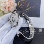 Cartier Panthère De Cartier Bracelet, 18k White Gold Diamond Onyx Emerald N6034302 (3)