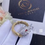 Bulgari Serpenti Snake Ring Diamond & Ruby In 18kw Gold (1)