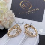 Bulgari Serpenti Viper 18 Kt Rose Gold Earrings Set With Pavé Diamonds Ref. 358361 (6)