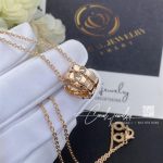 Bulgari Serpenti Viper Pendant Necklace In 18 Kt Rose Gold, Set With Demi Pavé Diamonds Ref. 357794 (8)