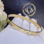 Bulgari Bvlgari Bracelet 18 Kt Yellow Gold Bangle Bracelet Set With Twelve Diamonds (6)