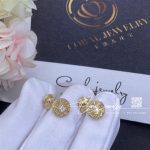 Bulgari Bvlgari Yellow Gold Diamond Earrings 347981 (2)