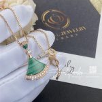 Bulgari Divas’ Dream Necklace Rose Gold Malachite And Diamonds Ref. 351143 (15)