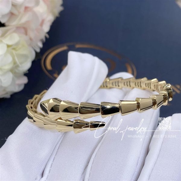 Bulgari Serpenti Viper 18 Kt Yellow Gold Bracelet Ref. 359415 (9)