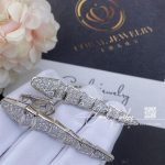 Bulgari Serpenti Viper Earrigns In White Gold Pavé Diamonds Ref. 348320 (5)