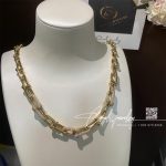 Tiffany Hardwear Graduated Link Necklace In 18k Yellow Gold With Pavé Diamonds (11)