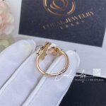 Piaget Rose Ring In 18k Rose Gold Set With 6 Brilliant Cut Diamonds (6)