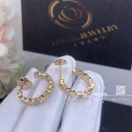 Chaumet Bee My Love Hoop Earrings Rose Gold, Diamonds 084809 (3)