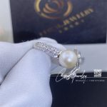 Chaumet Joséphine Aigrette Ring White Gold, Pearls, Diamonds 085044 (2)