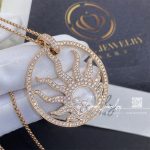 Chopard 18g Rose God Happy Diamonds Sun Necklace 796455 1001 (3)